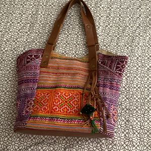 Noonday Bag Multi Color Woven